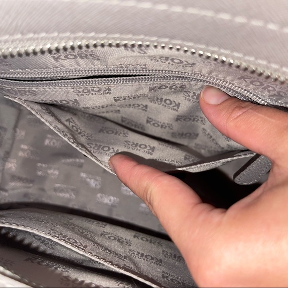 Michael Kors Gray Hand Bag - Picture 9 of 16